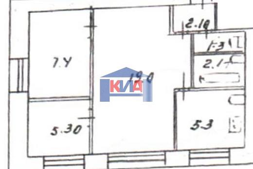 2-комнатная квартира, 43,1 м² в Красноярске